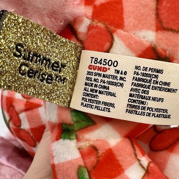 Gund P.Lushes Pets Juicy Jam Summer Cerise 6" Scented Plush NEW - Picture 6 of 9